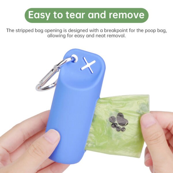 555378450 Portable Silicone Dog Poop Bag Holder
