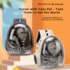 Capsule Transparent Outdoor Portable Pet Travel Backpack