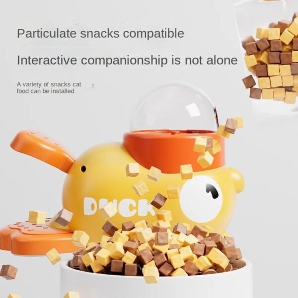 555378167 Automatic Pet Treat Dispensing Toy Duck