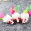 555378227 Feathered Sisal Cat Scratching Ball