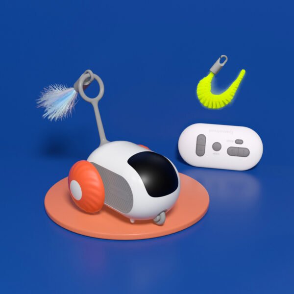 Smart Autonomous Pet Teaser Car Toy