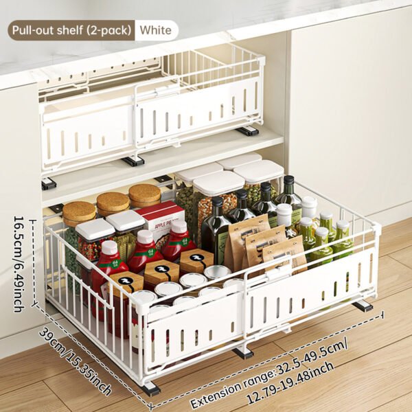 558505782 Telescopic Kitchen Drawer Organizer