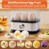 200W Smart Stainless Steel Egg Cooker