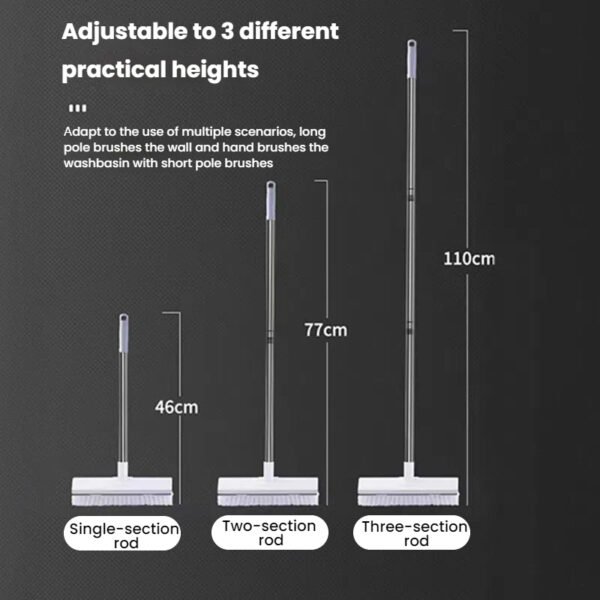 562371893 2-in-1 Adjustable Floor Scrub Brush