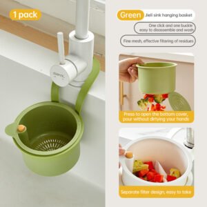 Adjustable Hanging Sink Drain & Fruit Strainer Basket