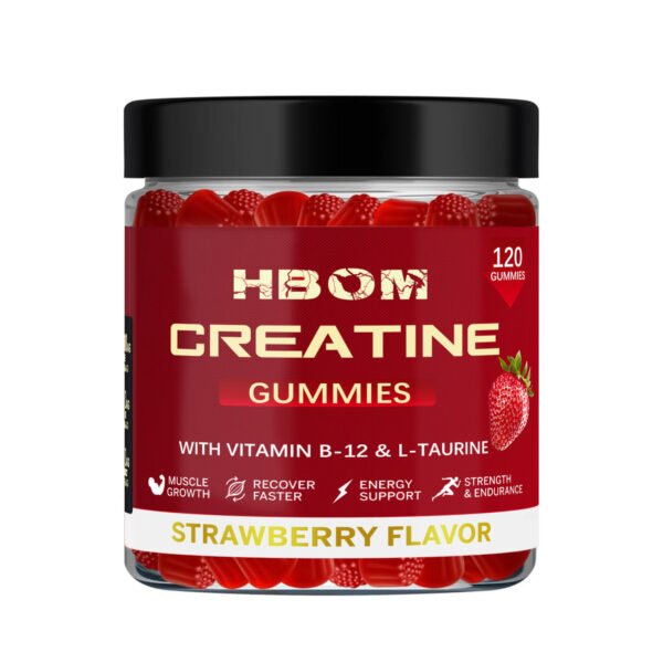 H4b4091cc61bc4f80b906bd96c921ec16E Strawberry Flavour Creatine Electrolyte Gummies