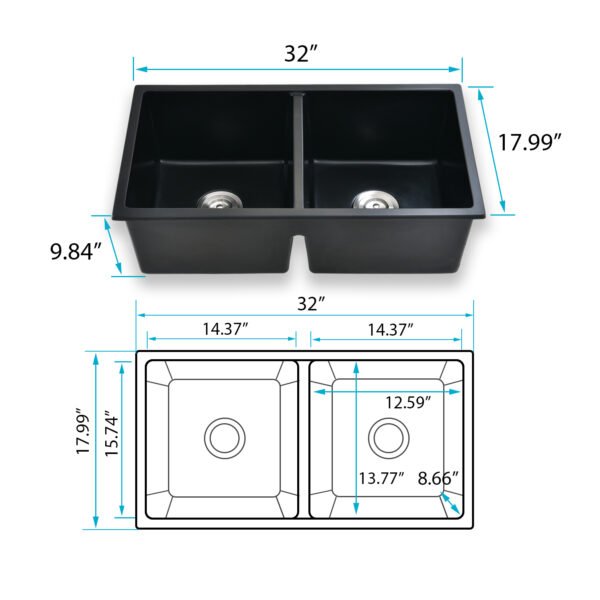 20220408_458f37fdf7fed5bb12dcca9c8ecf3713.jpg Double Bowl Undermount Quartz Sink