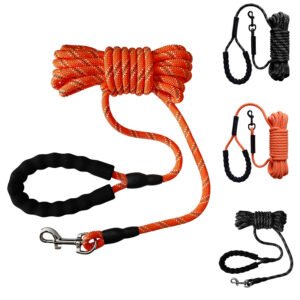 563860674 Dog Walking Rope Reflective Tracking Leash
