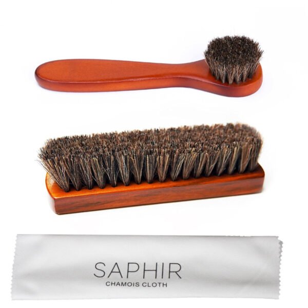 Wood Horsehair Shoe Brush