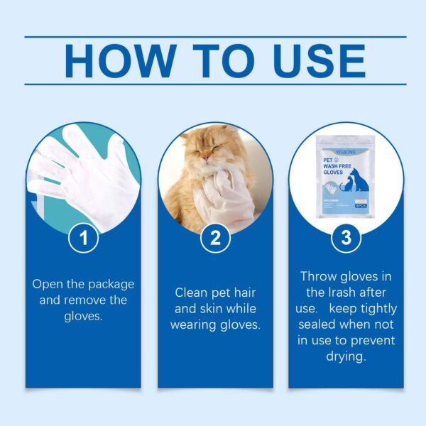 564075240 Pet Wash Free Gloves