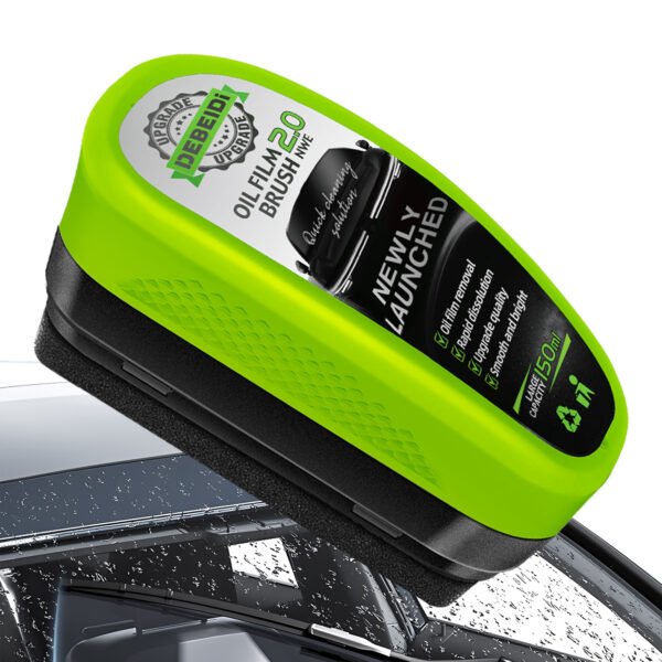 564955110 Car Glass Oil Film Remover with Sponge Cleaning Brush