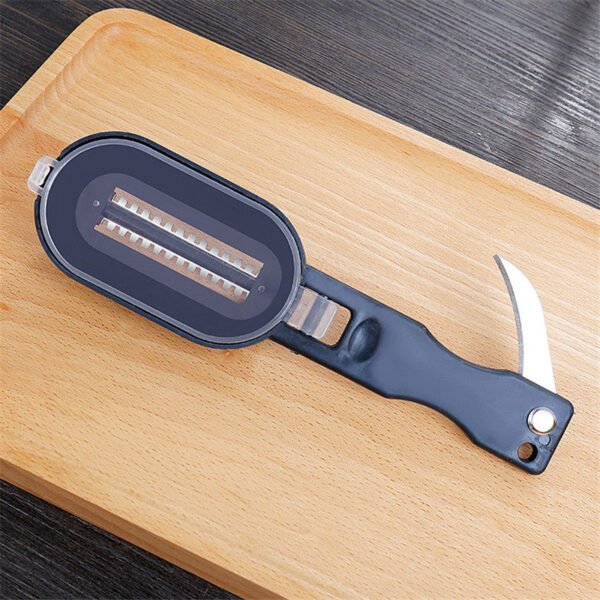 Efficient Mess-Free Fish Scale Scraper