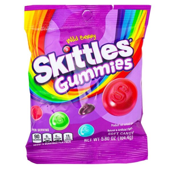 Skittles Gummies Wild Berry candy