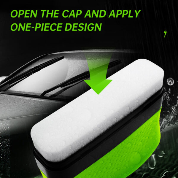 564955115 Car Glass Oil Film Remover with Sponge Cleaning Brush
