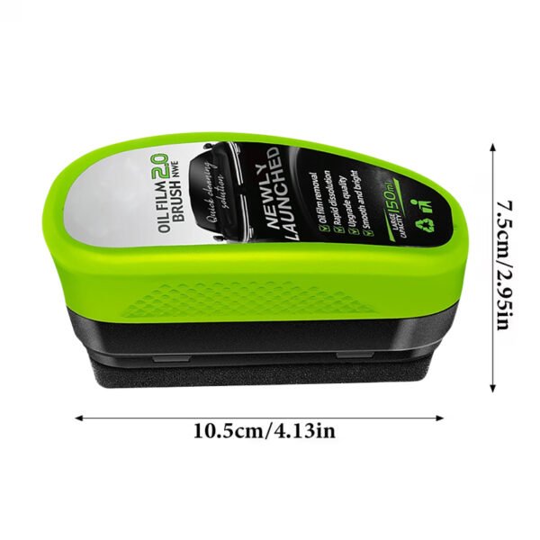 564955117 Car Glass Oil Film Remover with Sponge Cleaning Brush