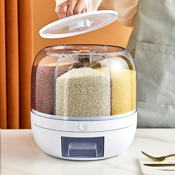 360? Rotating Rice & Grain Storage