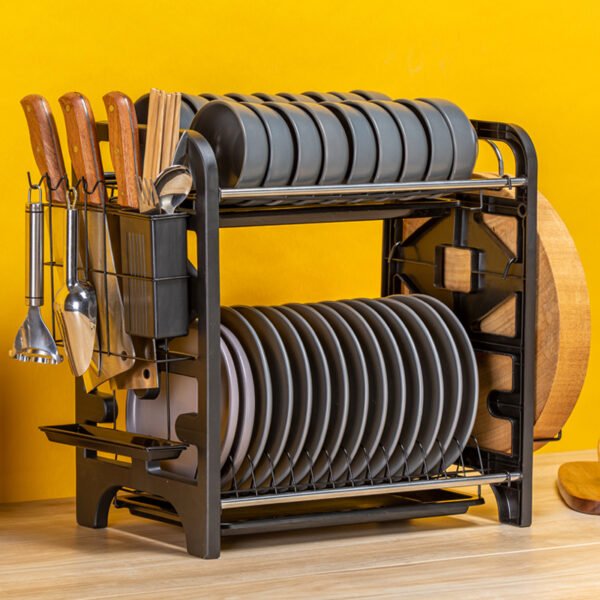 Stainless Steel Dish Storage Rack