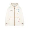 566226820 Floral Embroidery Hooded Sweatshirt Unisex Loose Casual Outerwear
