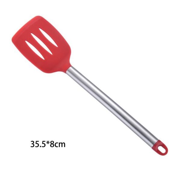 568461118 Stainless Steel Silicone Kitchen Utensil Set