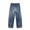 566226816 Mid waist loose ripped jeans