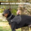 566225143 Tactical dog vest: for large dogs (German Shepherd, Golden Retriever) – training, military-style accessories.