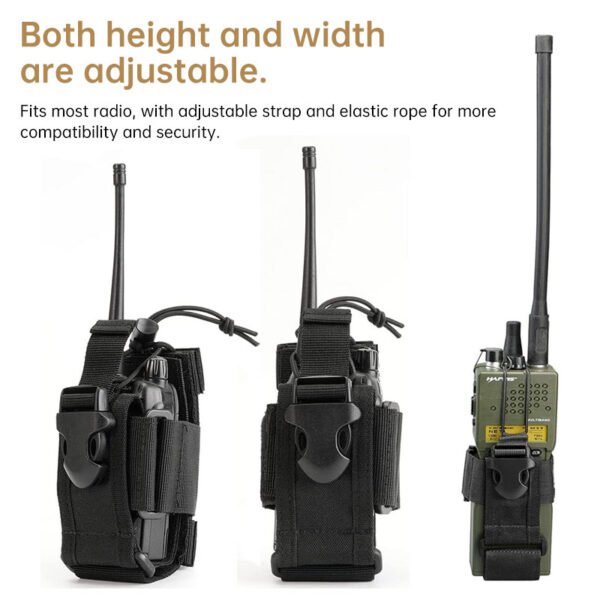 565970797 Tactical Radio Pouch with Utility Pocket