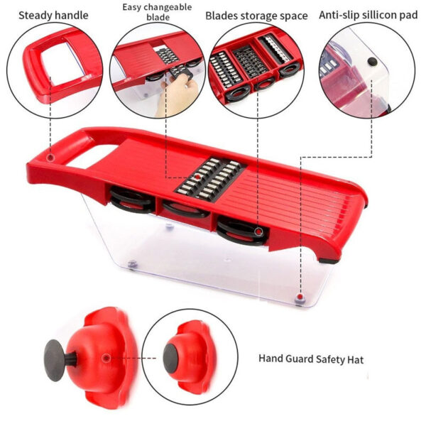 568461100 Vegetable Slicer Grater Mandoline Peeler Cutter
