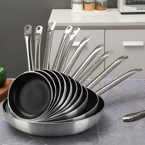 568461040 Flat Non-Stick Aluminum Alloy Frying Pan