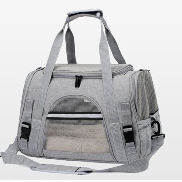 566225153 Foldable & Expandable Pet Carrier Bag - Mesh Breathable Cat/Dog Travel Bag