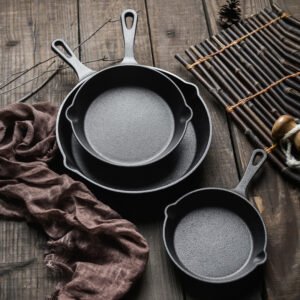 568341719 Household Non-Stick Flat Bottomed Pan Set