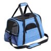566225147 Foldable & Expandable Pet Carrier Bag - Mesh Breathable Cat/Dog Travel Bag