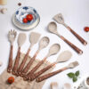 568460762 Wooden Handle Cooking Kitchen Utensil Set