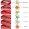 568461102 Vegetable Slicer Grater Mandoline Peeler Cutter