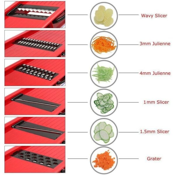 568461102 Vegetable Slicer Grater Mandoline Peeler Cutter