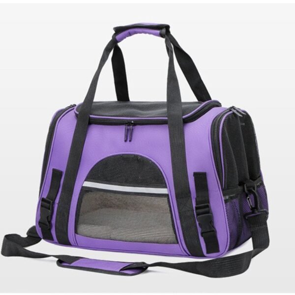 566225149 Foldable & Expandable Pet Carrier Bag - Mesh Breathable Cat/Dog Travel Bag