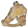 566225135 Tactical dog vest: for large dogs (German Shepherd, Golden Retriever) – training, military-style accessories.