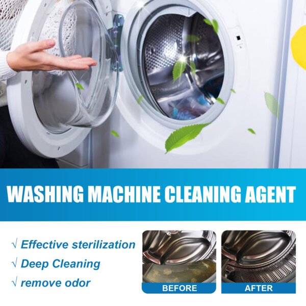 566230028 Jue-Fish Washing Machine Cleaner, Washing Machine Tank Automatic Drum Liner Dirt Cleaning Sheet