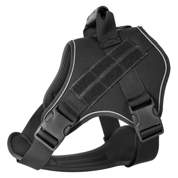 566225137 Tactical dog vest: for large dogs (German Shepherd, Golden Retriever) – training, military-style accessories.