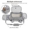 566225160 Foldable & Expandable Pet Carrier Bag - Mesh Breathable Cat/Dog Travel Bag