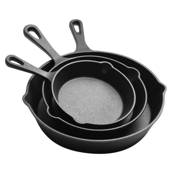 Household Non-Stick Flat Bottomed Pan Set
