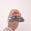 568461060 Wooden Handle Double Wheel Round Roller Knife