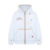 566226822 Floral Embroidery Hooded Sweatshirt Unisex Loose Casual Outerwear