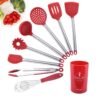 568461116 Stainless Steel Silicone Kitchen Utensil Set