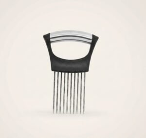 304 Stainless Steel Onion Needle Slicer Onion Insert Kitchen Tool Onion Fork Holder Meat Tenderizer Pine Needle Stainless Steel Onion Slicer Holder
