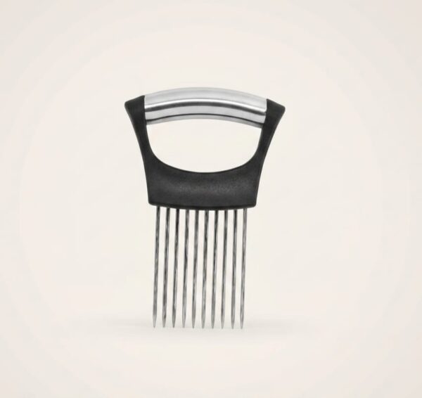 304 Stainless Steel Onion Needle Slicer Onion Insert Kitchen Tool Onion Fork Holder Meat Tenderizer Pine Needle Stainless Steel Onion Slicer Holder