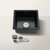 32 L X 18 W Double Bowl Undermount Kitchen Sink With Basket Strainer Double Bowl Undermount Quartz Sink