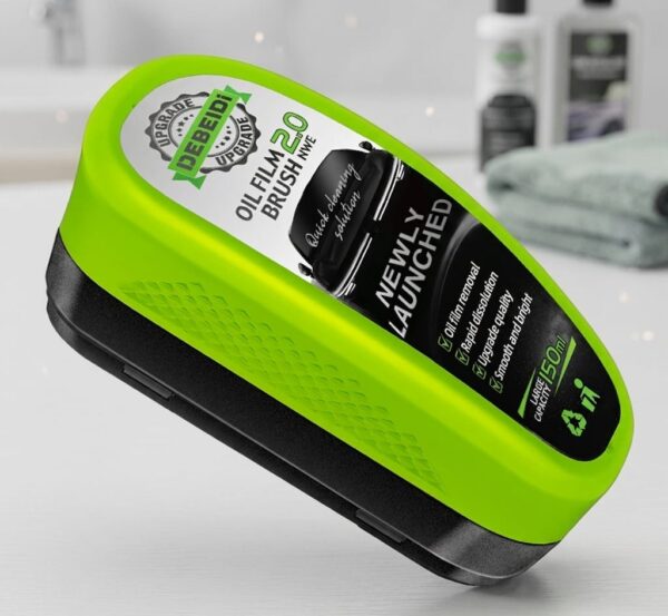 Car Glass Oil Film Remover with Sponge Cleaning Brush