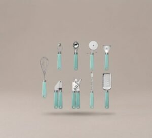 Creative Plastic Handle Stainless Steel Kitchen Utensils Stainless Steel Plastic Handle