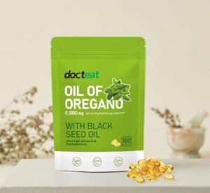 Docteat Oregano Oil Capsules Body Care Enhances Overall Vitality Pure Formula Daily Nutritional Supplement (2) Oregano Oil Capsules Body Care Enhances