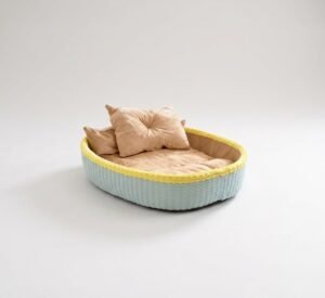 Dog House Winter Warm Dog Bed Half-Enclosed Pet Dog House Cat Bed Pet Mat Pet Cage Pet Enclosure (2) Winter Warm Dog Bed